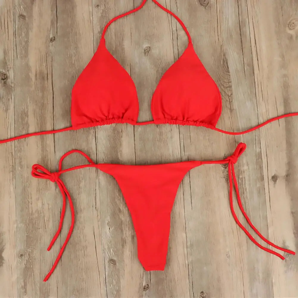 Bubblegum Triangle Bikini
