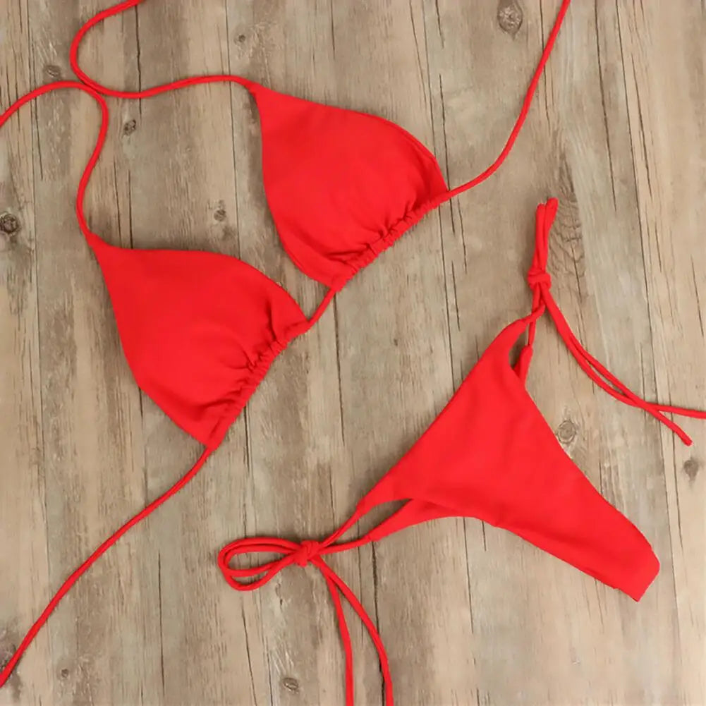 Bubblegum Triangle Bikini