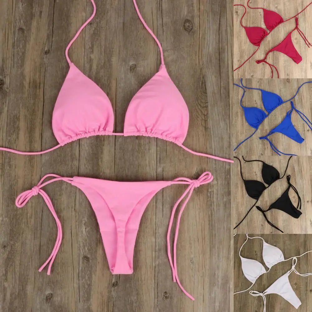 Bubblegum Triangle Bikini