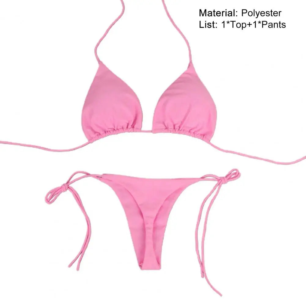 Bubblegum Triangle Bikini
