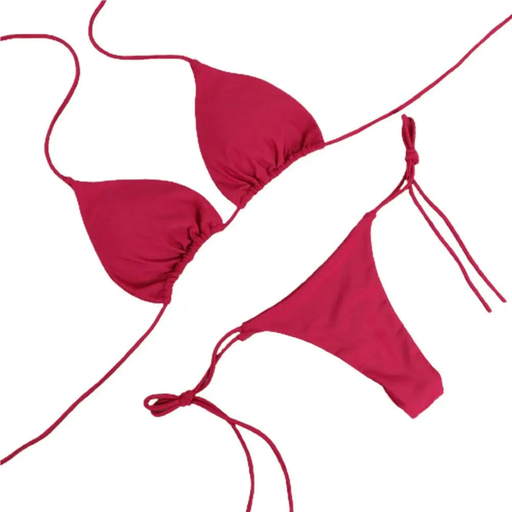 Bubblegum Triangle Bikini