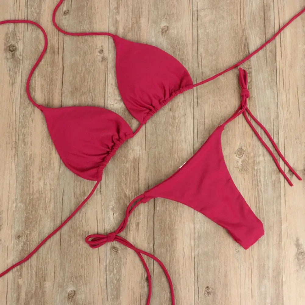 Bubblegum Triangle Bikini