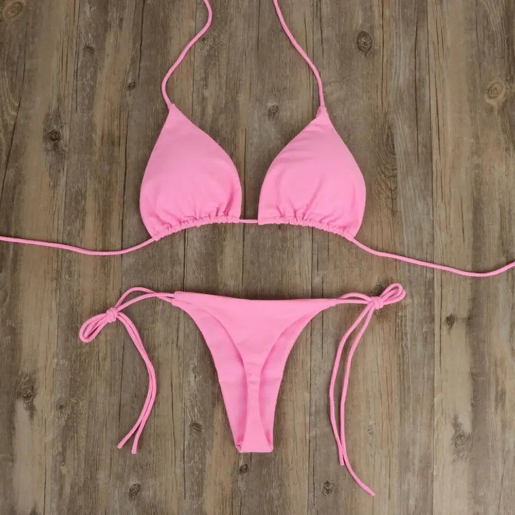 Bubblegum Triangle Bikini