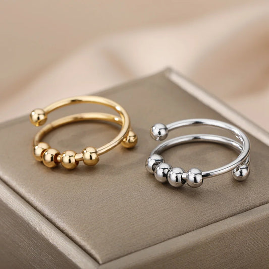 Anxiety Ring Beads Rings