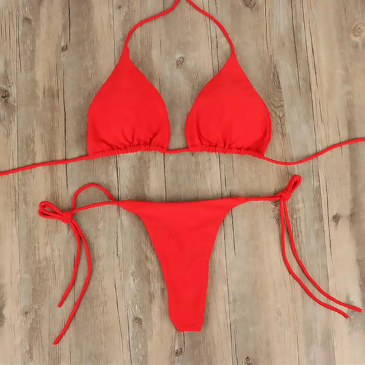Bubblegum Triangle Bikini