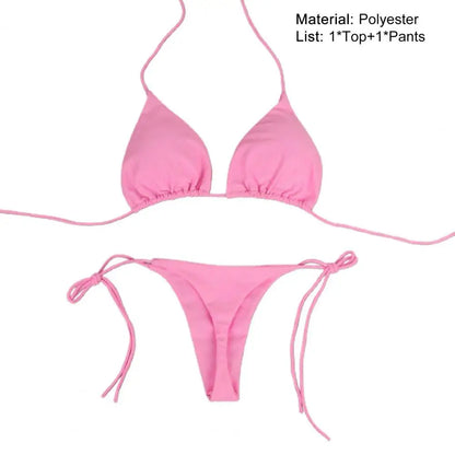Bubblegum Triangle Bikini